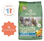 Корм Flatazor Pure Life Sterilized Cat (Сардины) для кошек
