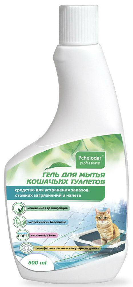 Pchelodar Гель для мытья кошачьих туалетов, 500 мл