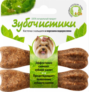 Зубочистики для мелких пород (с морскими водорослями), 2 шт*18 г