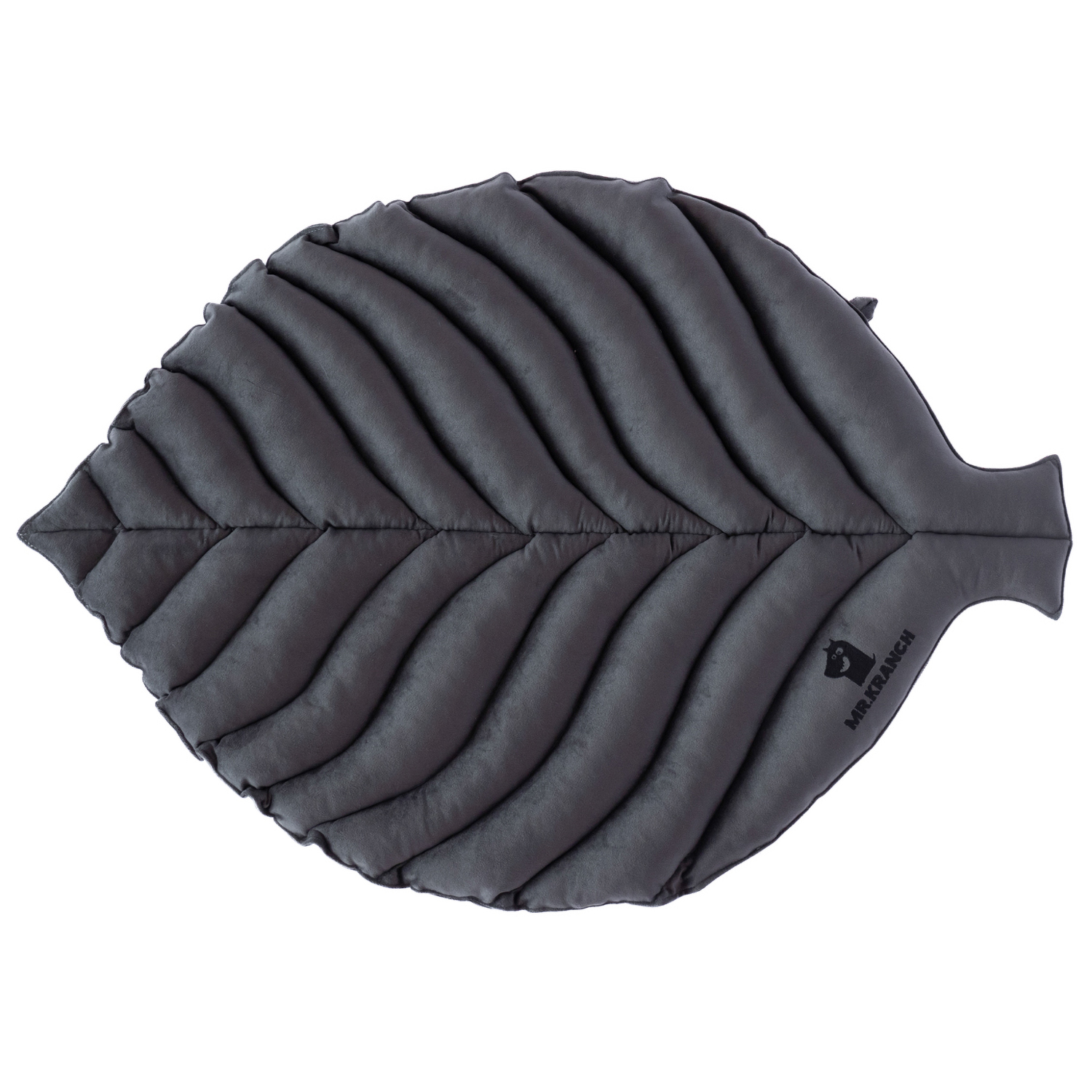 Лежанка Mr.Kranch Листочек большая, серая