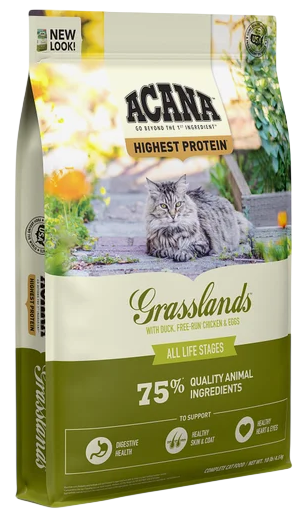 Acana Grasslands для кошек и котят (утка, курица)