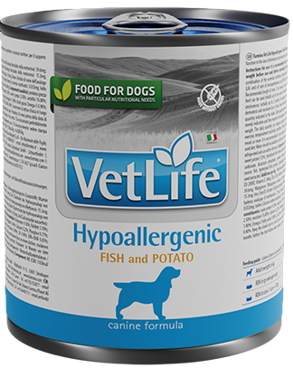 Farmina Vet Life Dog Hypoallergenic (рыба с картофелем), 300 г