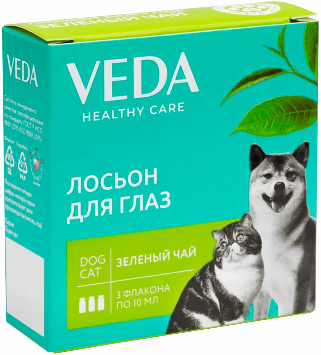 Veda лосьон для глаз (зеленый чай), 30 мл