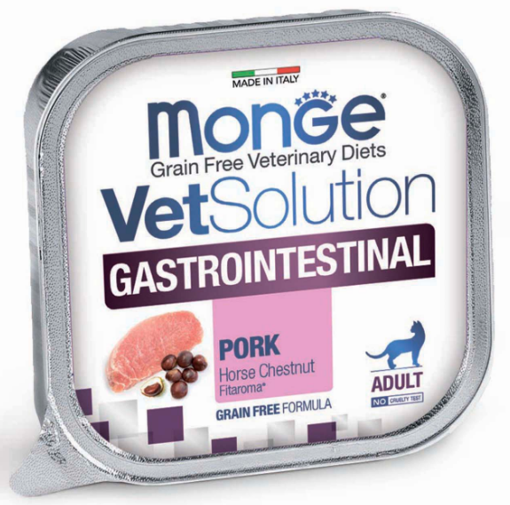 Monge Vet Solution Gastrointestinal Feline Low Fat,100 г