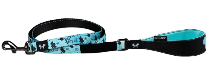 United Pets Поводок (голубой с рисунком), 140 см*20 мм