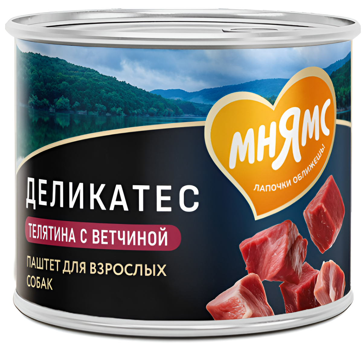 Мнямс Деликатес "Террин по - версальски" для собак (телятина с ветчиной), 200 г