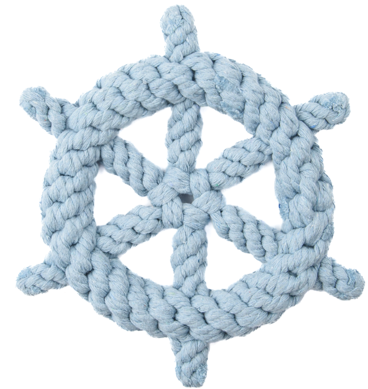 Mr. Kranch игрушка из каната для собак "Штурвал",  20 см 