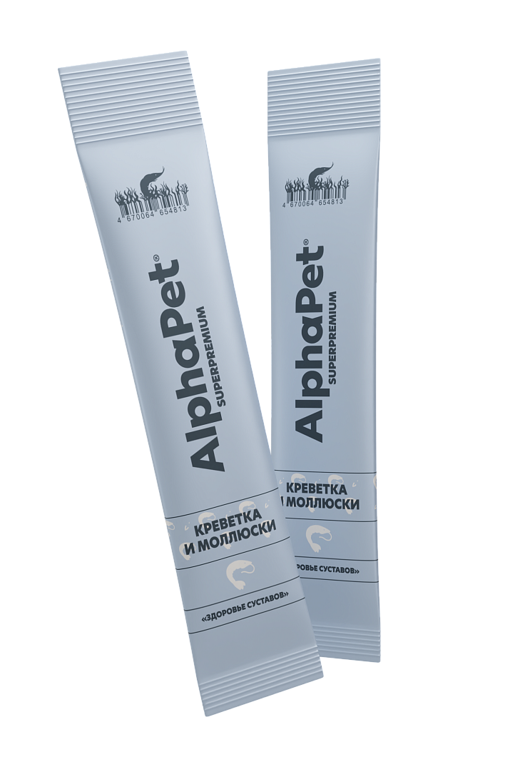 AlphaPet Superpremium для кошек (креветка и моллюски), 48 г