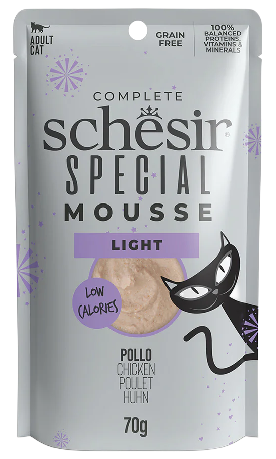 Schesir Special для кошек (легкий мусс с курицей), 70 г