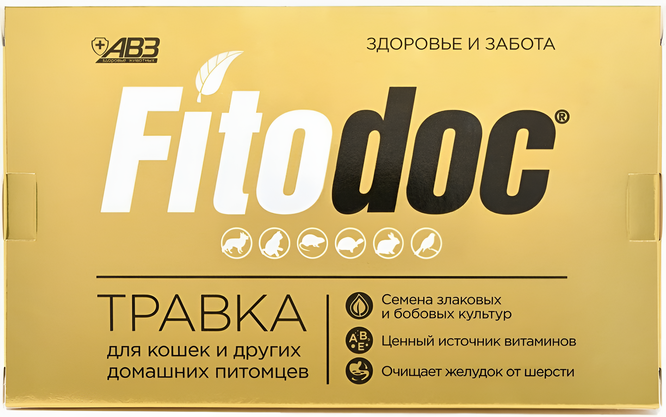 Агроветзащита Fitodoc травка для кошек и других домашних любимцев, 100 г