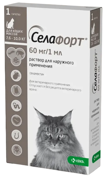 KRKA Селафорт для кошек