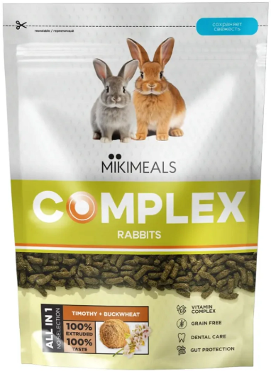 MIKIMEALS Complex для кроликов, 500 г