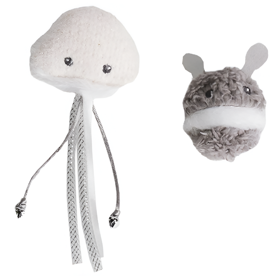  Petpark игрушка для кошек "инопланетянин и осьминог с кошачьей мятой"