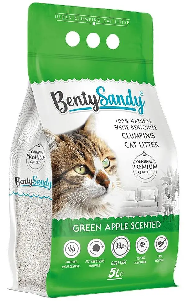 BentySandy Наполнитель Green Apple, 10 л