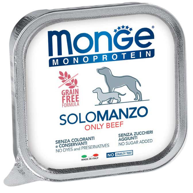 Monge Monoprotein для взрослых собак (говядина), 150 г