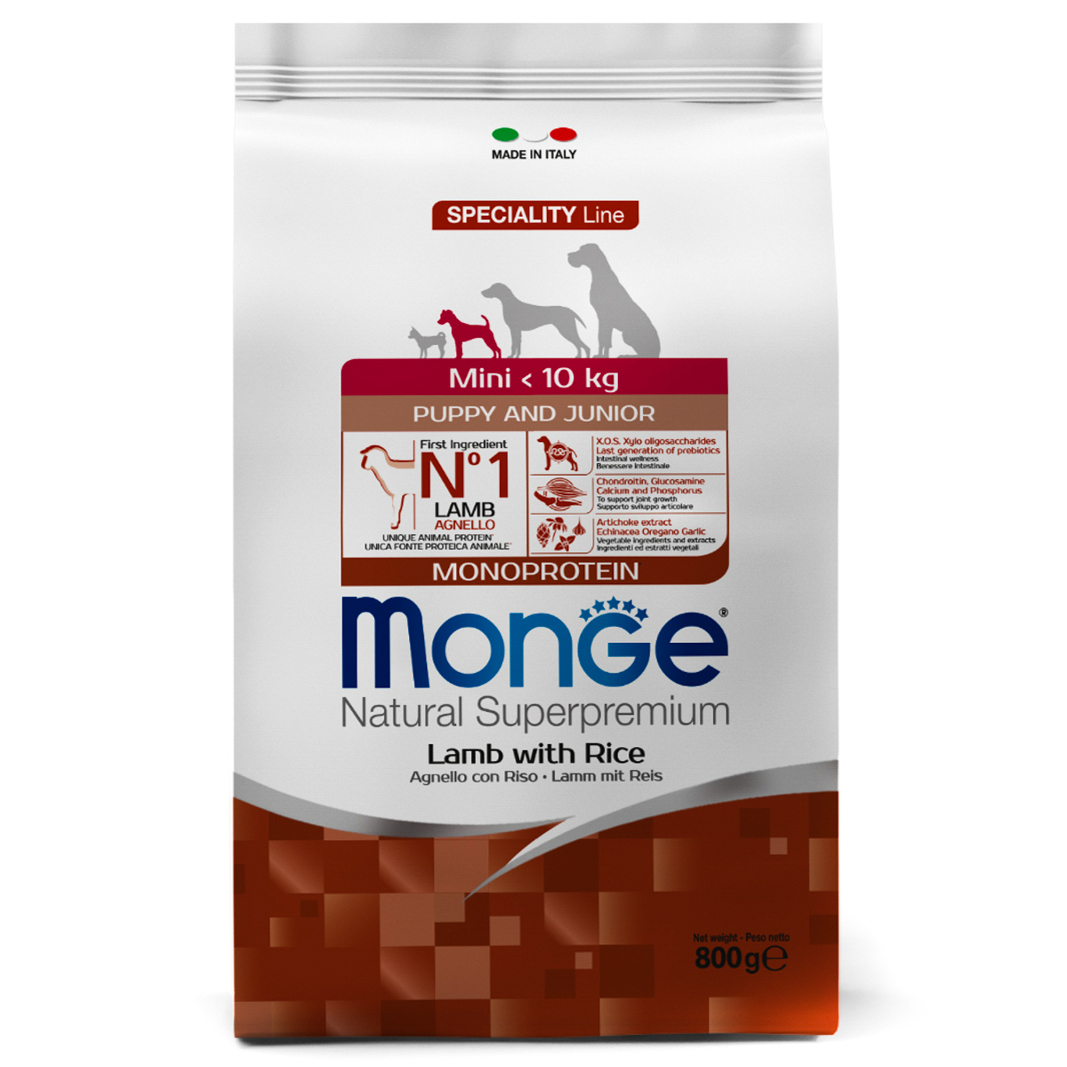 Monge Superpremium Monoprotein для щенков мелких пород (ягнёнок)