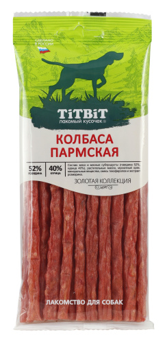 TiTBit Золотая коллекция для собак колбаса Пармская, 120 г