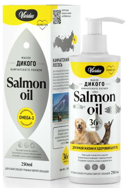 Vividus масло дикого лосося, 250 мл