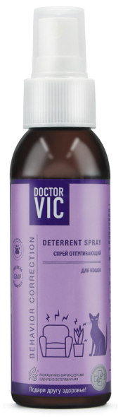 Doctor VIC спрей отпугивающий для кошек, 100 мл