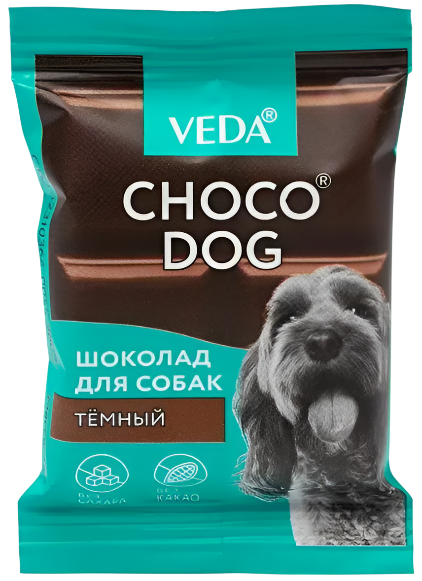 Veda шоколад для собак (тёмный), 15 г