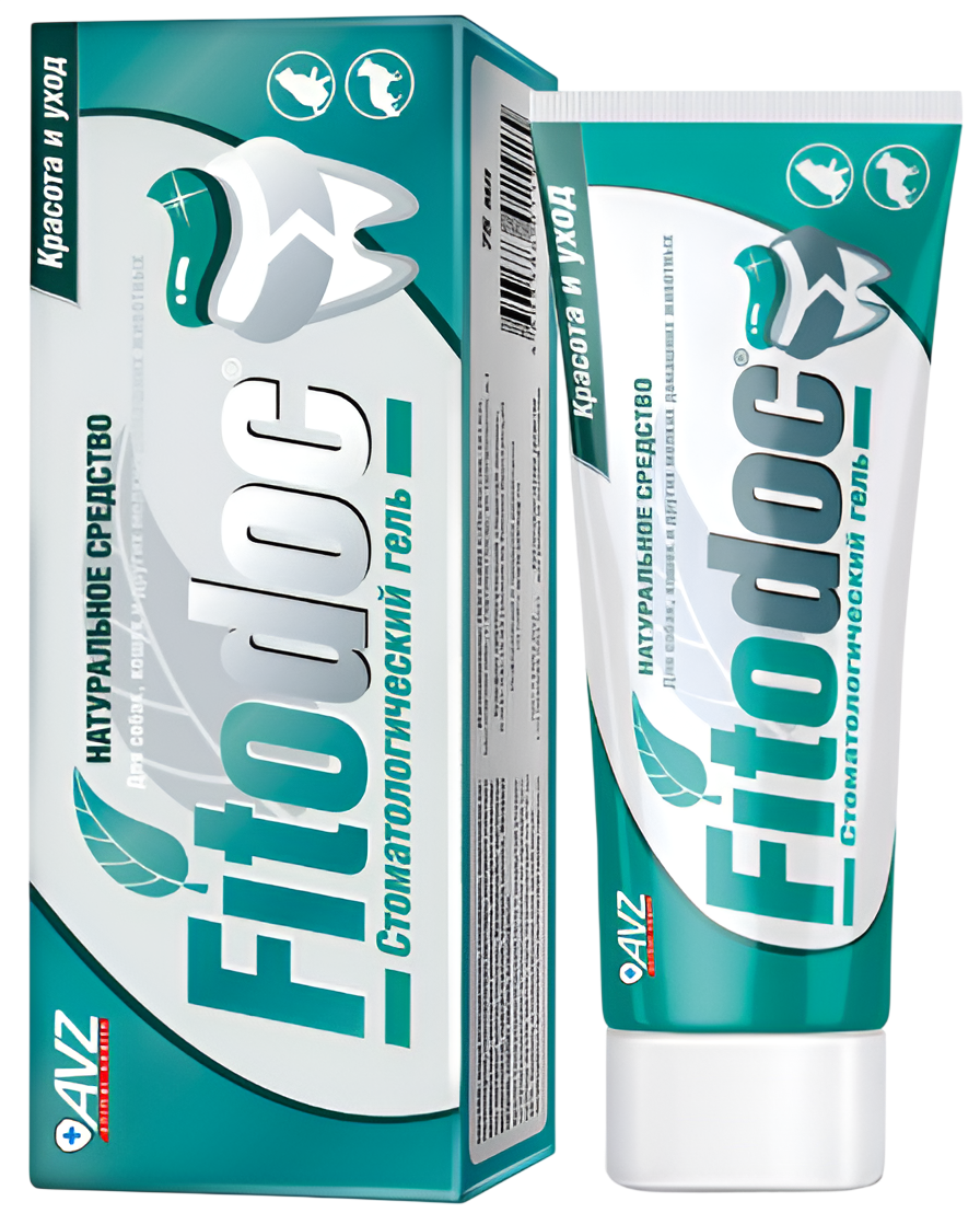 Fitodoc Стоматологический гель для собак и кошек, 75 мл