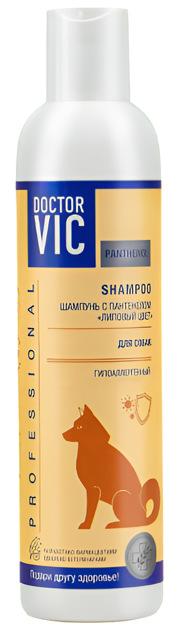 DOCTOR VIC шампунь для собак с пантенолом "Липовый цвет", 250 мл