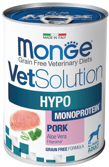 Monge Vet Solution Hypo Monoprotein (свинина), 400 г